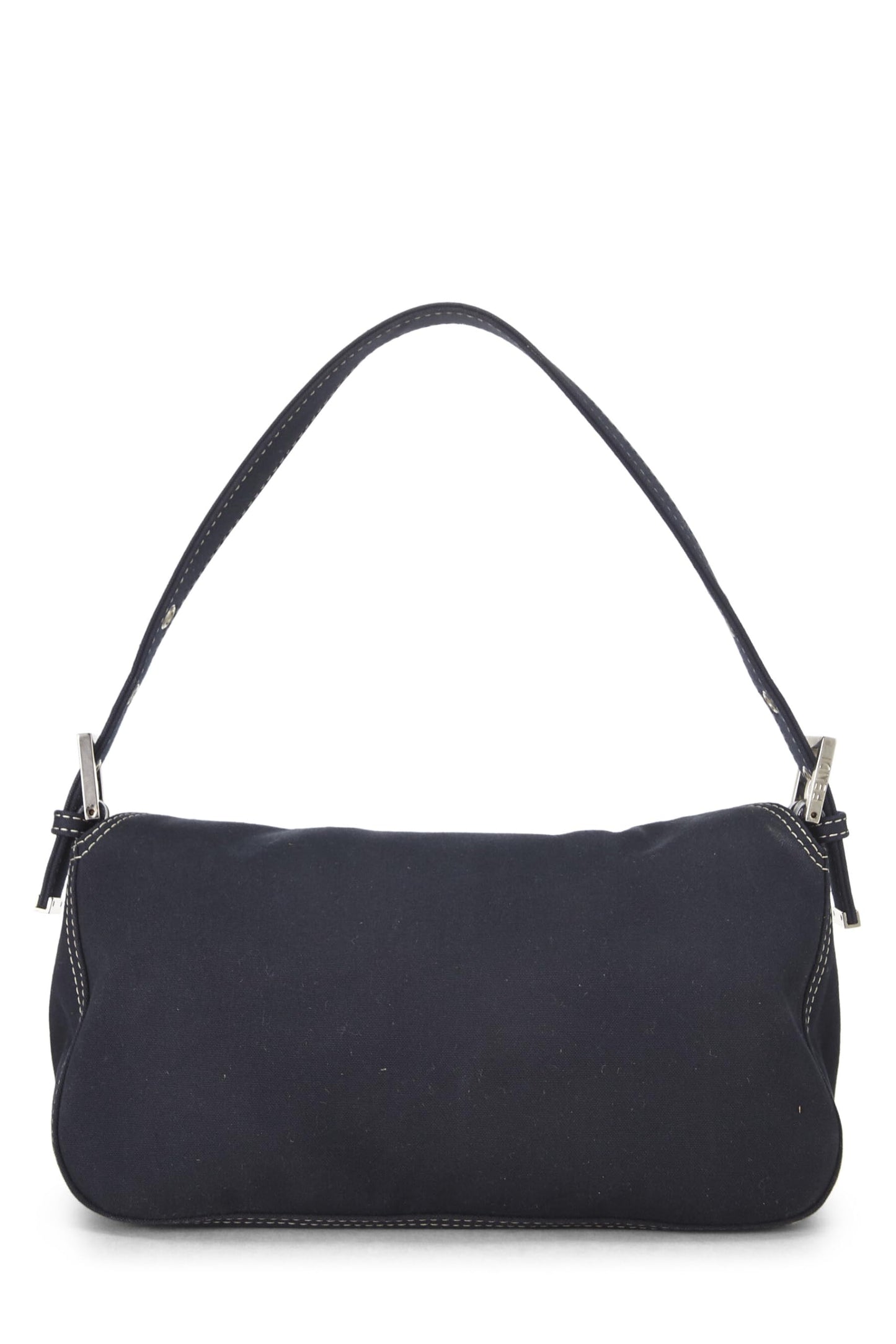 Fendi,  Navy Canvas Shoulder Bag Small, Navy