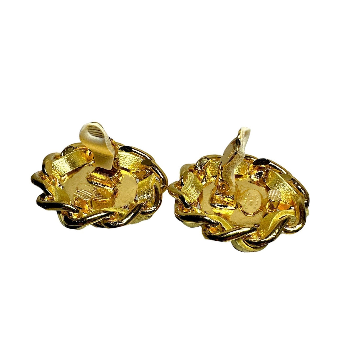 Vintage Chanel by Karl Lagerfeld Clip On Earrings