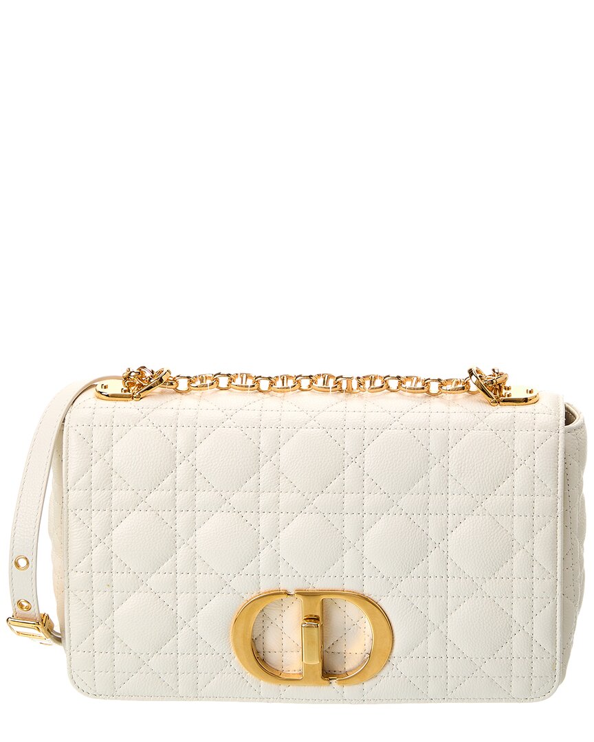 Dior Caro Medium Leather Shoulder Bag