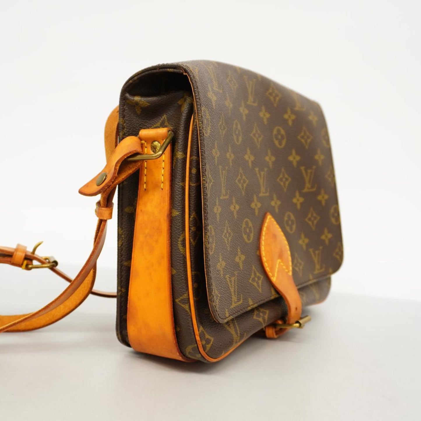 Louis Vuitton Cartouchière  Canvas Shoulder Bag ()