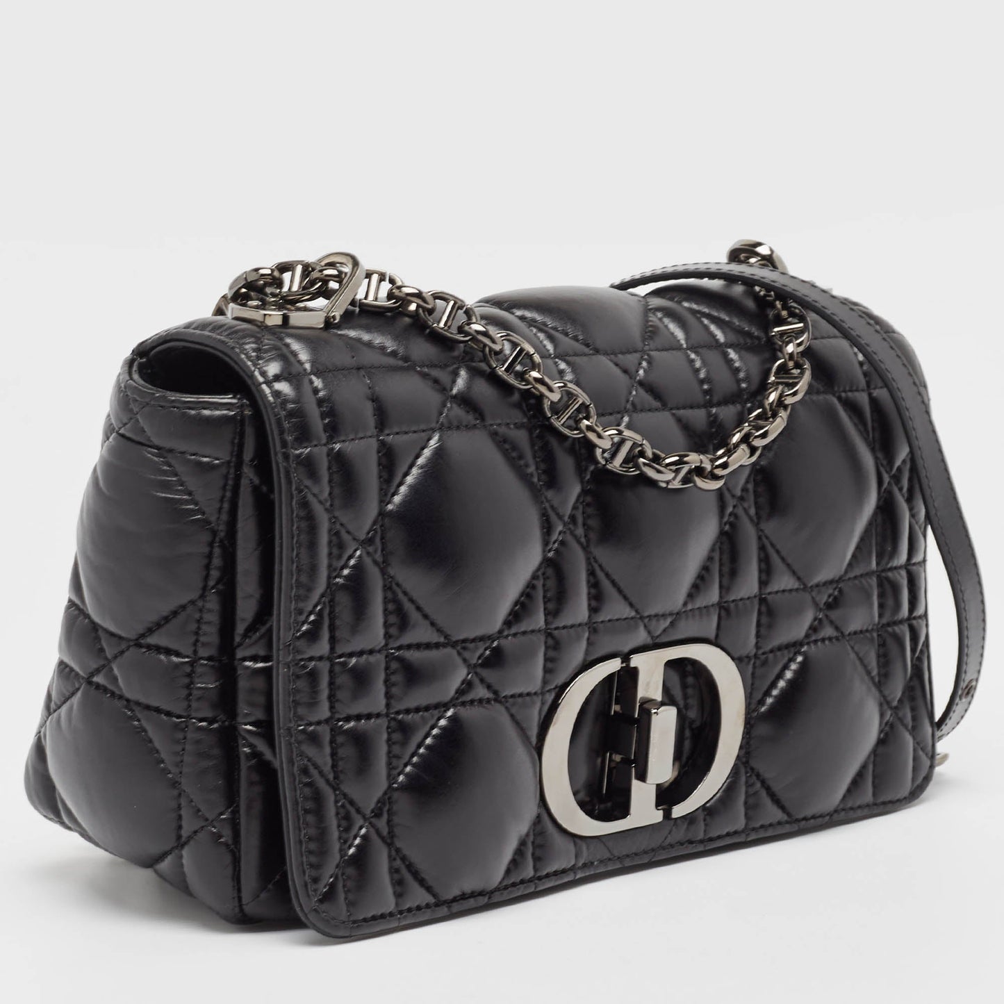 Dior  Cannage Leather Medium Caro Shoulder Bag