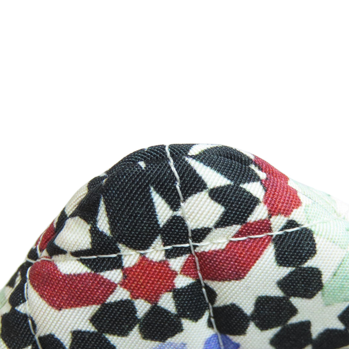 CHANEL Clutch bag quilting black Matelasse Flower Pattern Pouch Women Used