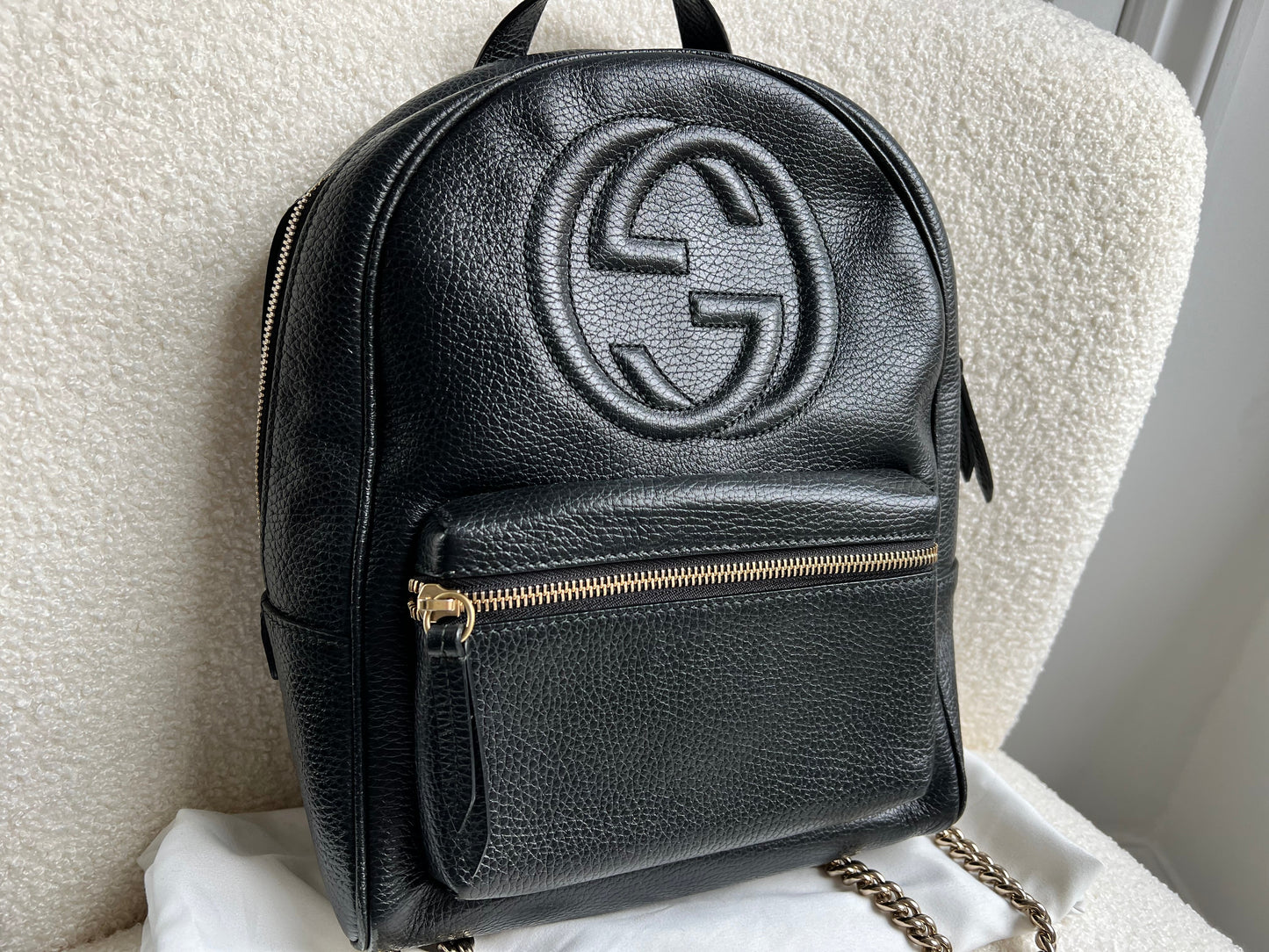 Gucci GG Black Soho Backpack