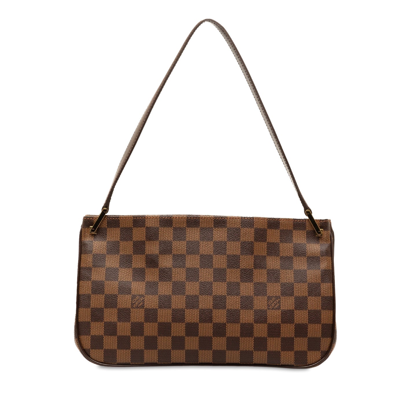 Brown Louis Vuitton Damier Ebene Aubagne Shoulder Bag