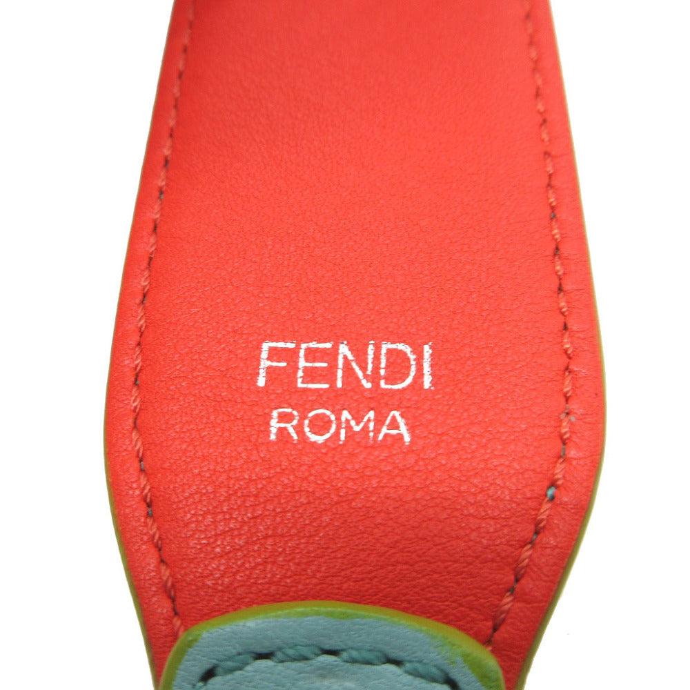 FENDI Shoulder strap leather light blue