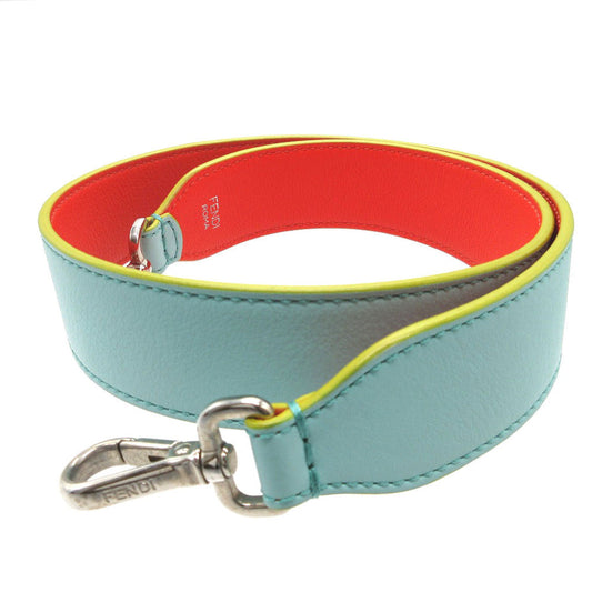 FENDI Shoulder strap leather light blue