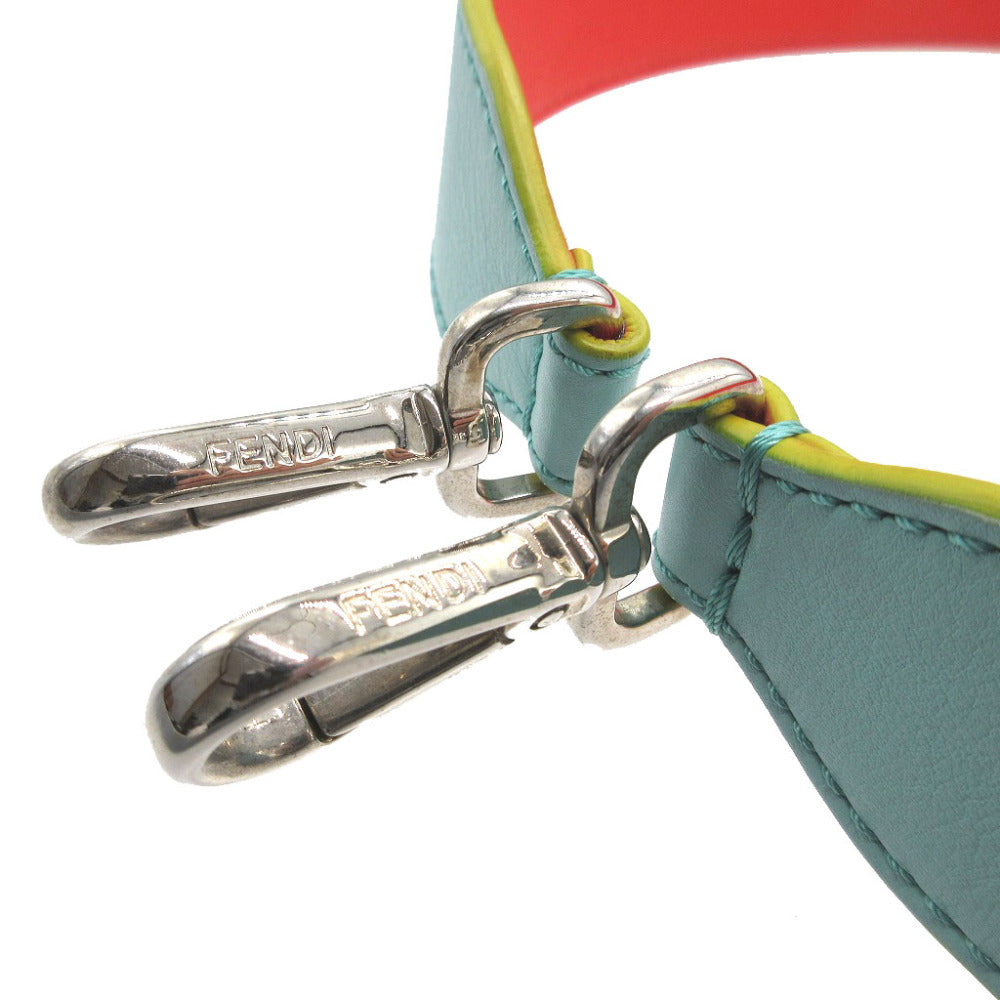 FENDI Shoulder strap leather light blue