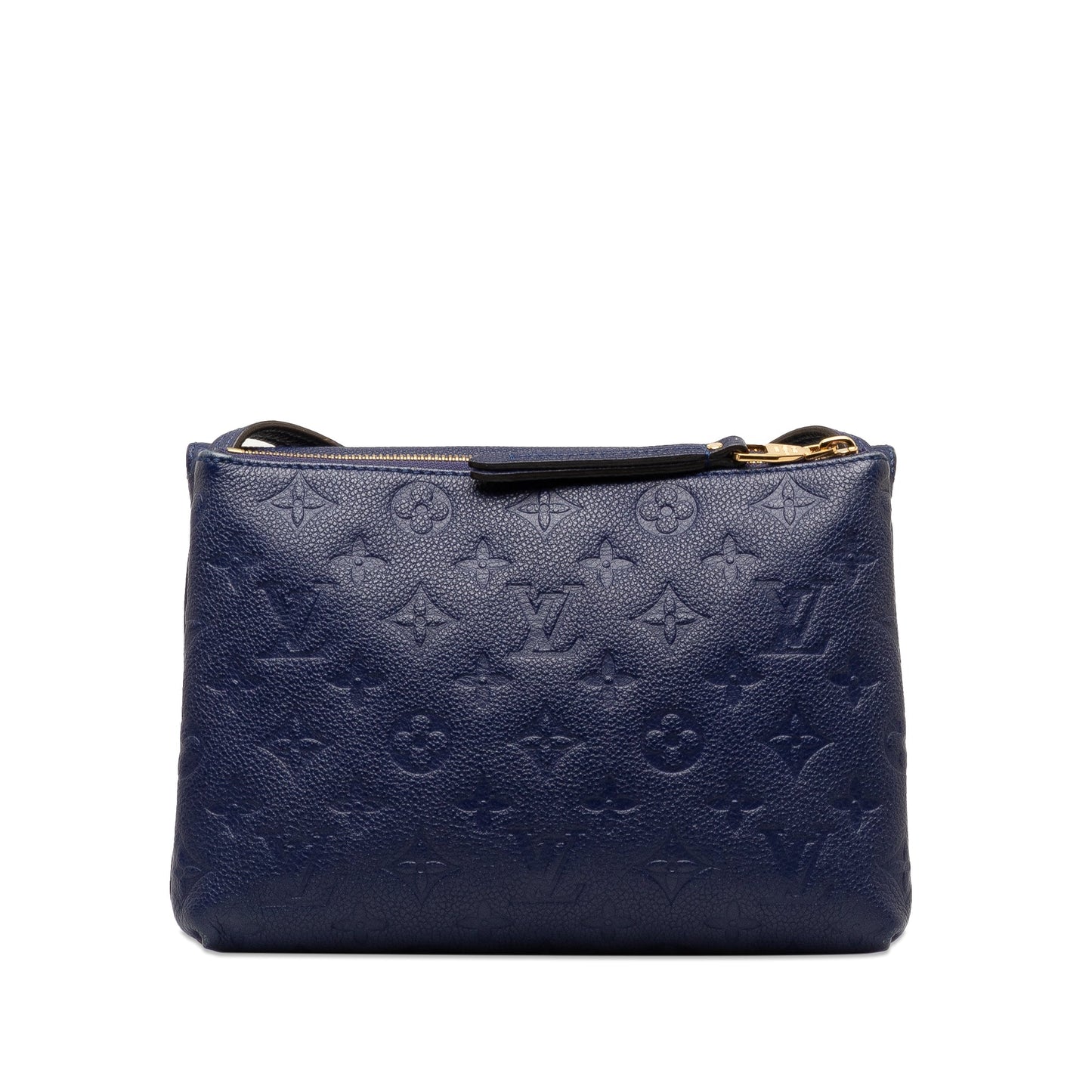 Blue Louis Vuitton Monogram Empreinte Twice Crossbody Bag