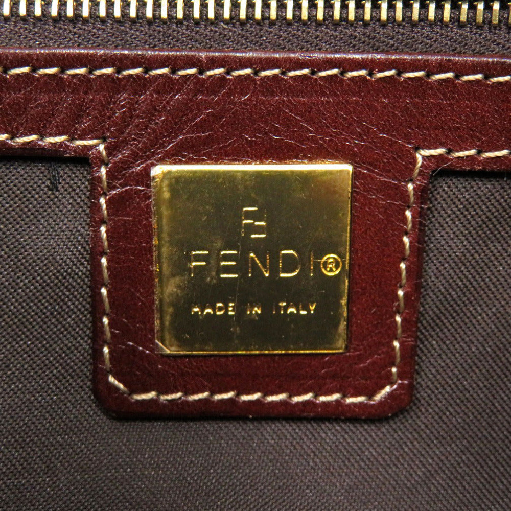 FENDI Handbag 2408264 Coated canvas Brown Zucchino Mamma Bucket