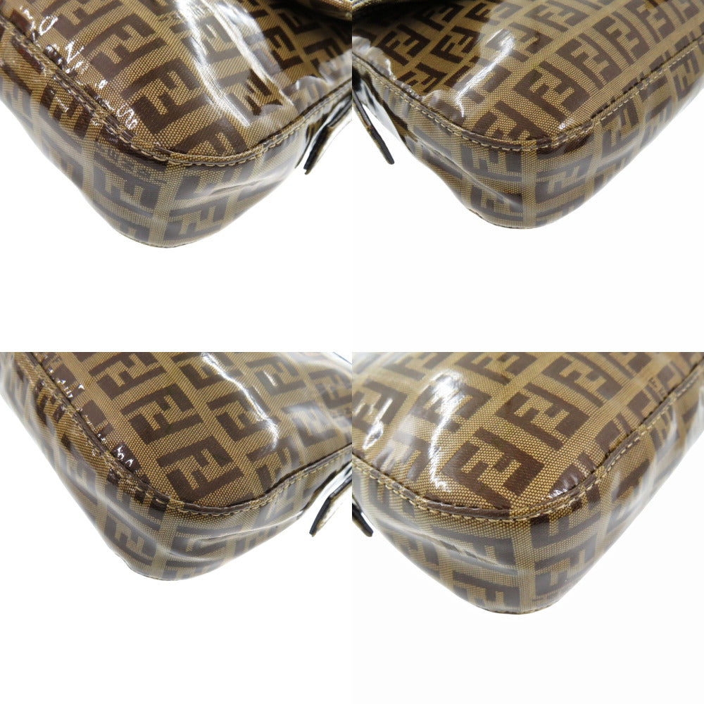 FENDI Handbag 2408264 Coated canvas Brown Zucchino Mamma Bucket