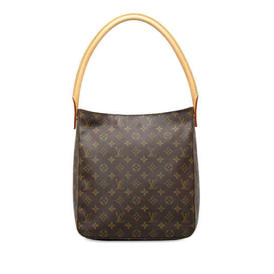 Brown Louis Vuitton Monogram Looping GM Shoulder Bag