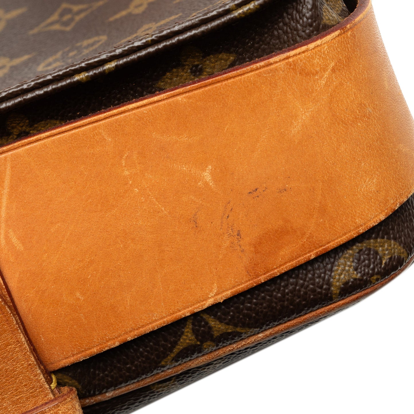 Brown Louis Vuitton Monogram Cartouchiere MM Crossbody Bag