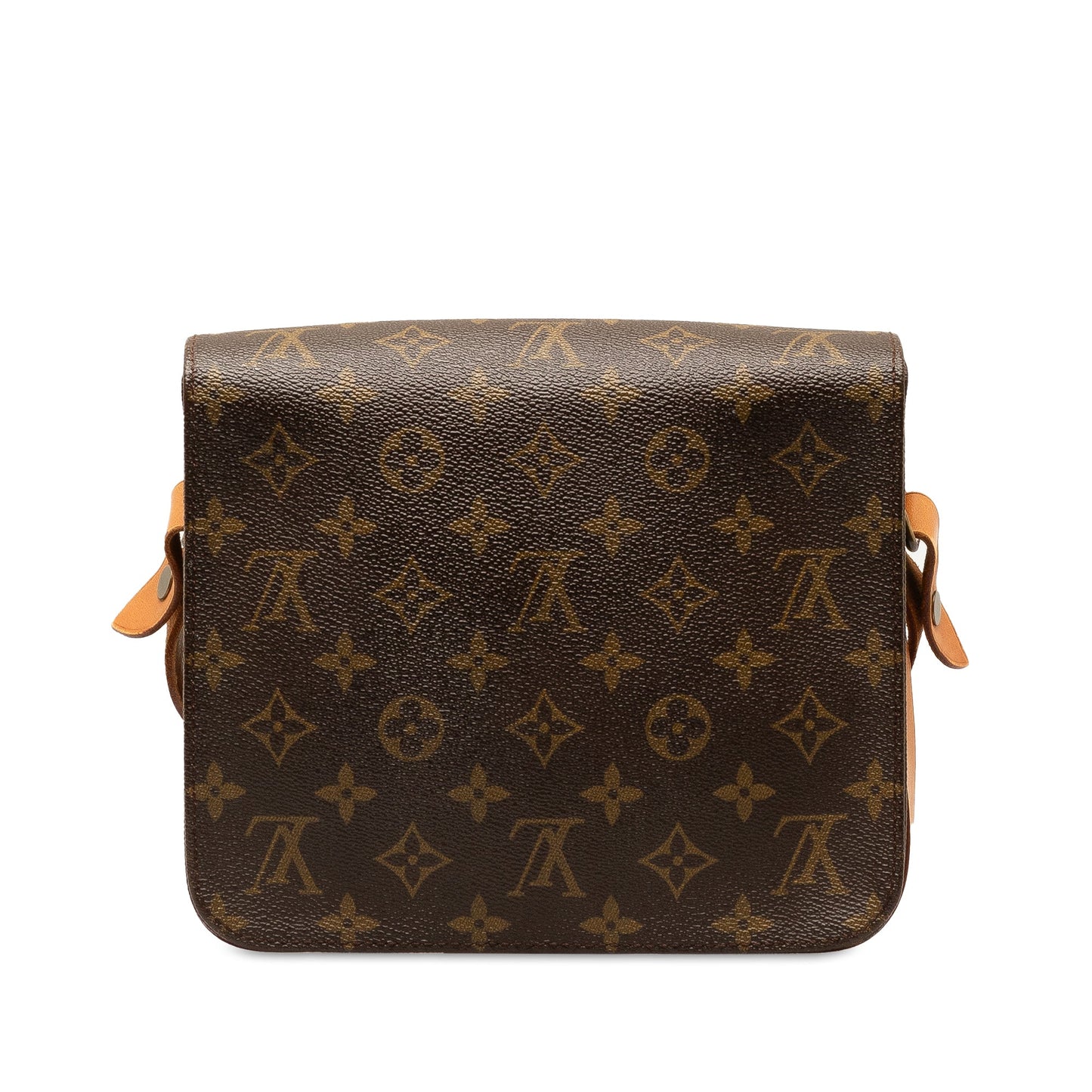 Brown Louis Vuitton Monogram Cartouchiere MM Crossbody Bag