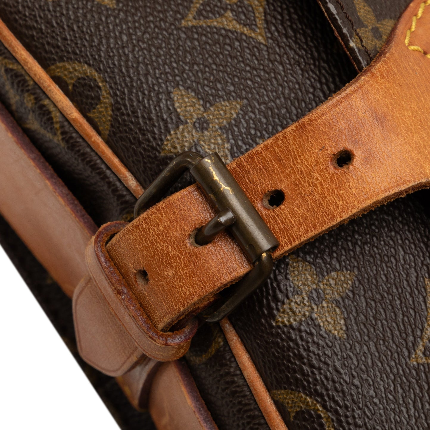 Brown Louis Vuitton Monogram Cartouchiere MM Crossbody Bag