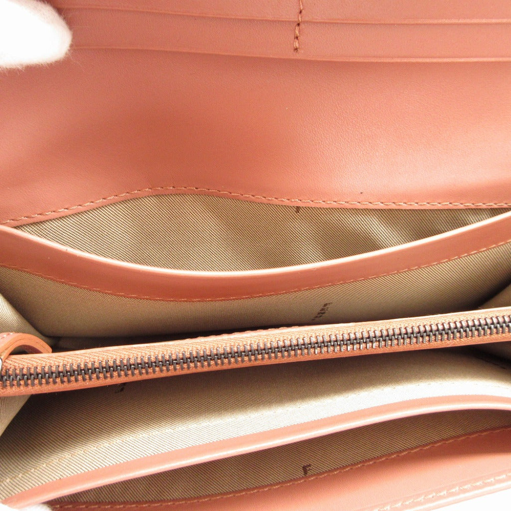 FENDI Long Wallet Purse 8M0000 Canvas, Leather beige Zucchino