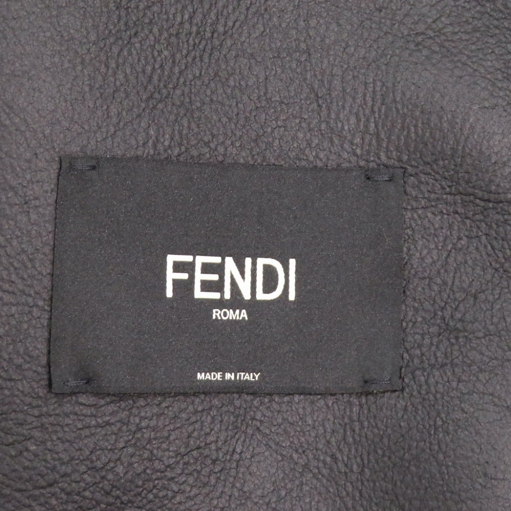 FENDI Other outerwear 13CPC-23 Mouton black 54