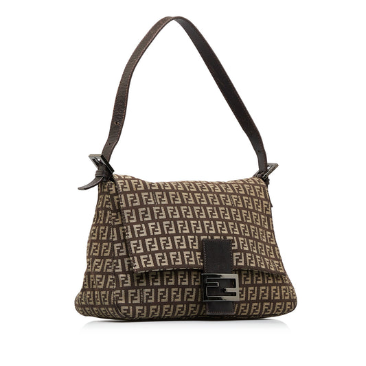 FENDI Zucchino Mamma Forever Shoulder Bag