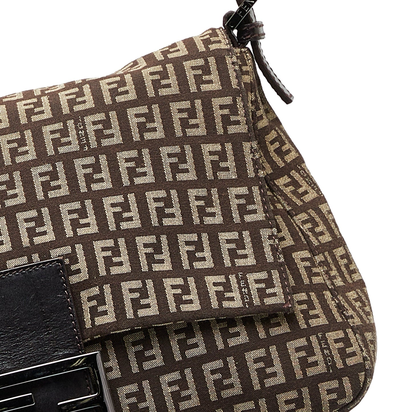 FENDI Zucchino Mamma Forever Shoulder Bag