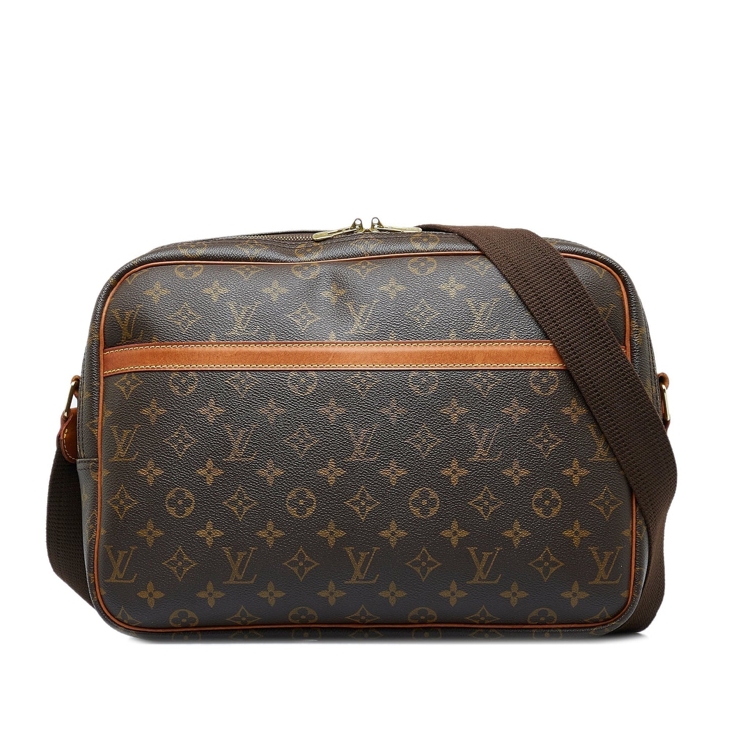 LOUIS VUITTON Monogram Reporter GM Crossbody Bag