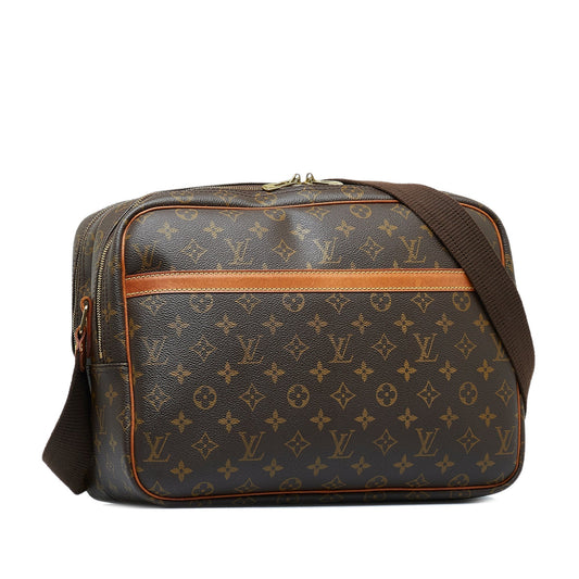 LOUIS VUITTON Monogram Reporter GM Crossbody Bag