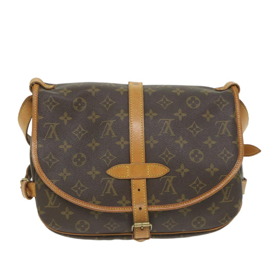 Louis Vuitton Saumur 30  Canvas Shoulder Bag ()