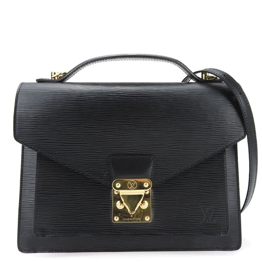 Louis Vuitton Monceau  Leather Shoulder Bag ()