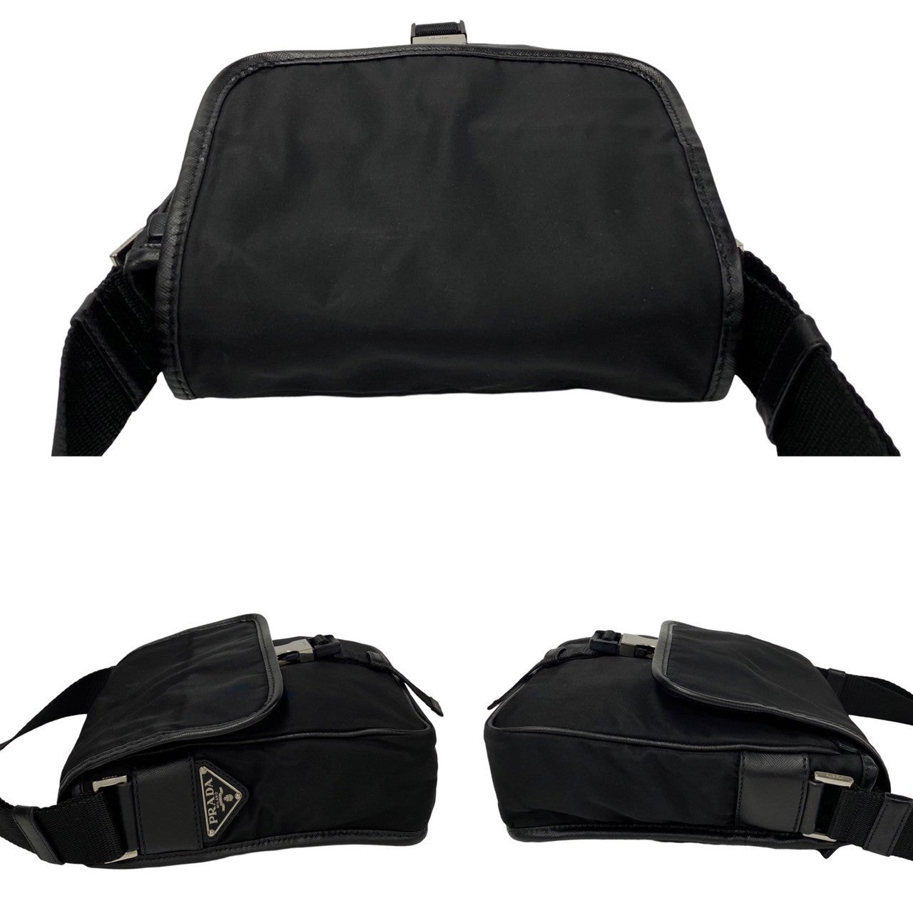 PRADA Shoulder Bag Nylon black