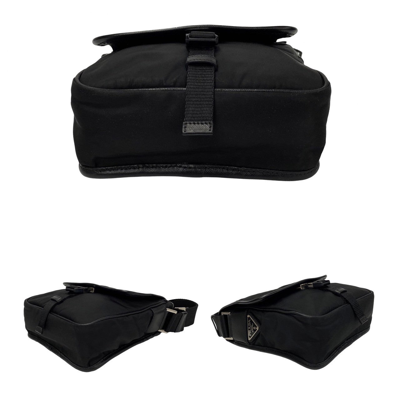 PRADA Shoulder Bag Nylon black