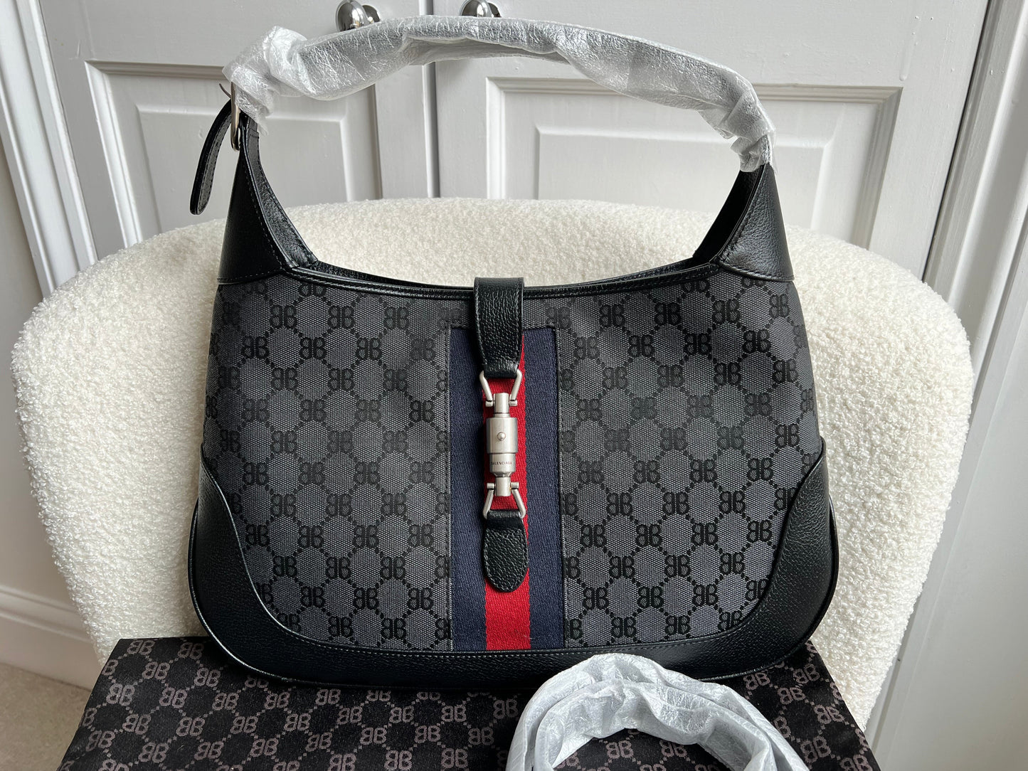 Balenciaga x Gucci Hacker Project Medium Jackie Bag