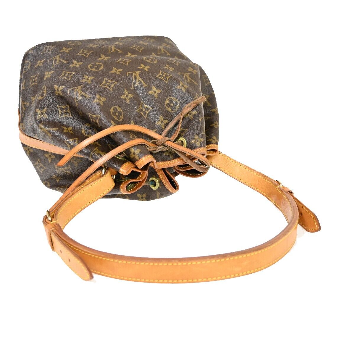 Louis Vuitton Petit Noé  Canvas Shoulder Bag ()