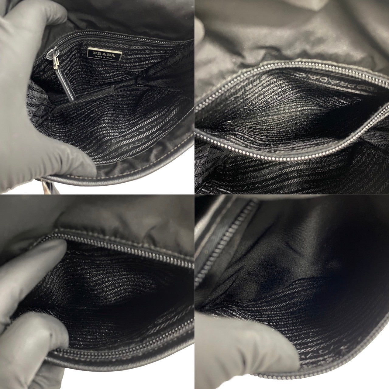 PRADA Shoulder Bag Nylon black