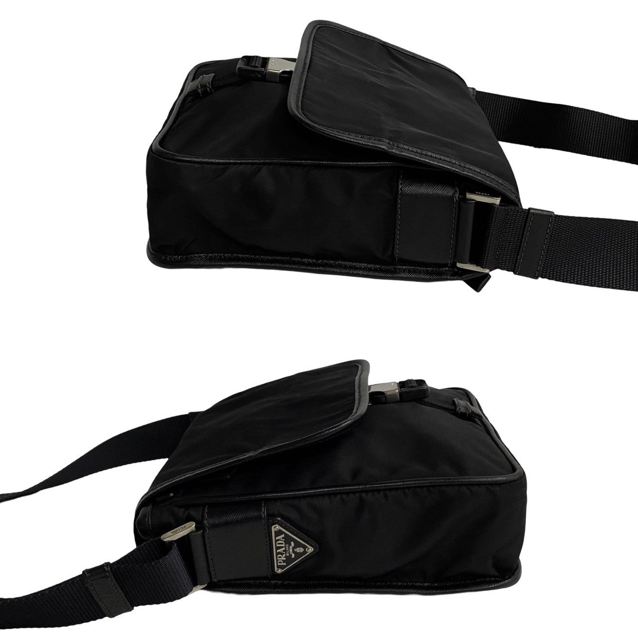 PRADA Shoulder Bag Nylon black