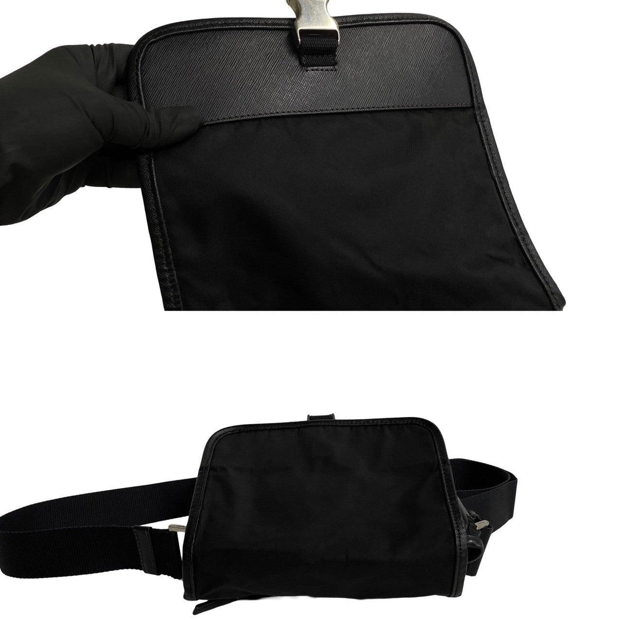 PRADA Shoulder Bag Nylon black