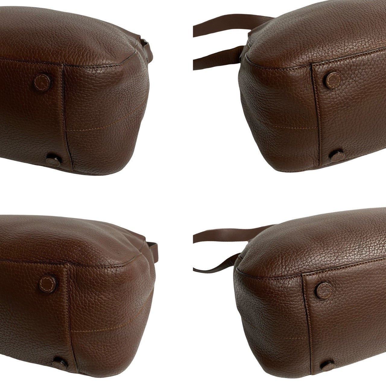 PRADA Shoulder Bag leather Brown