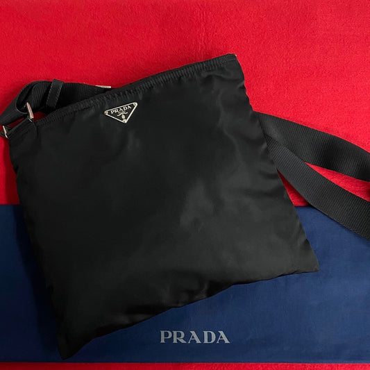 PRADA Shoulder Bag Nylon black