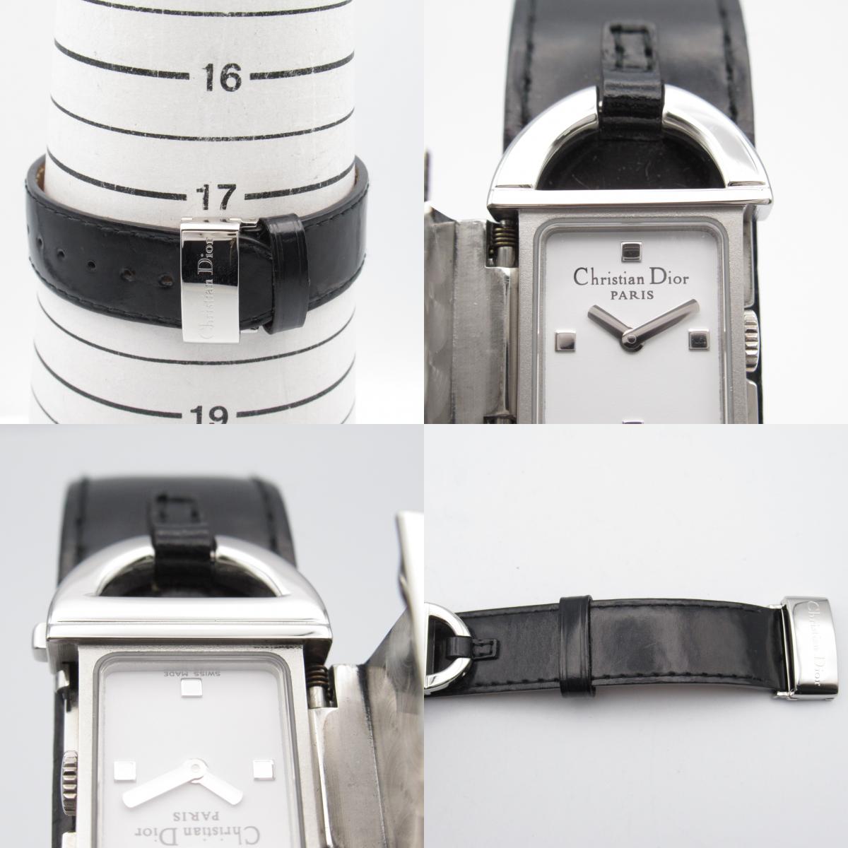 Dior Dior Panthera  Watch Stainless Steel Leather Belt  White D78-100