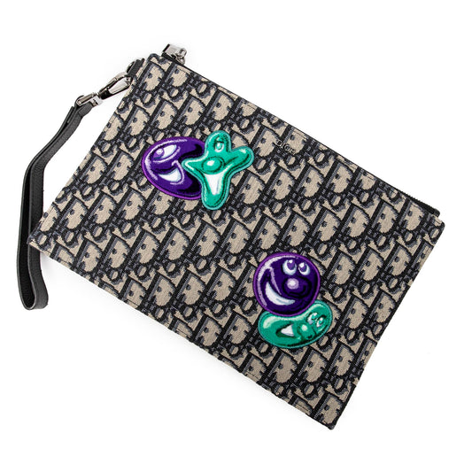 Ltd. Etd. "Dior x Kenny Scharf"  Zip Clutch