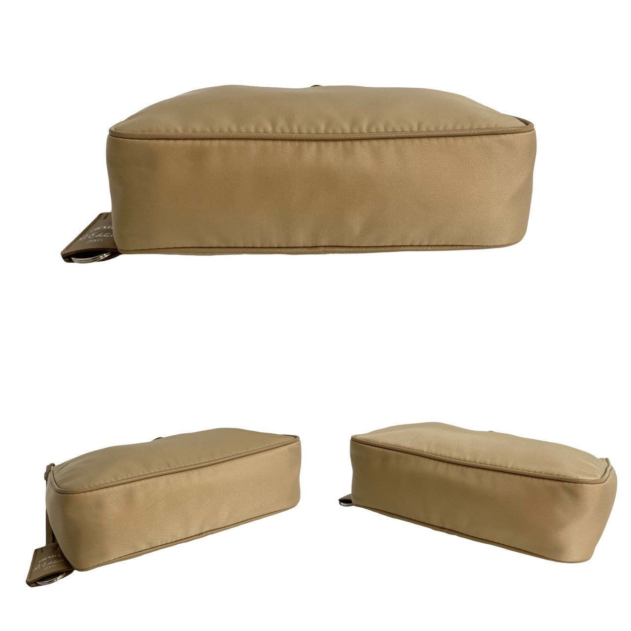 PRADA Shoulder Bag Nylon beige Re:Edition
