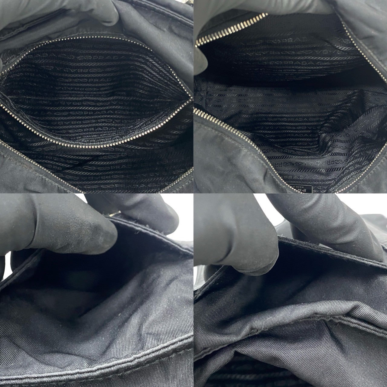 PRADA Shoulder Bag Nylon black