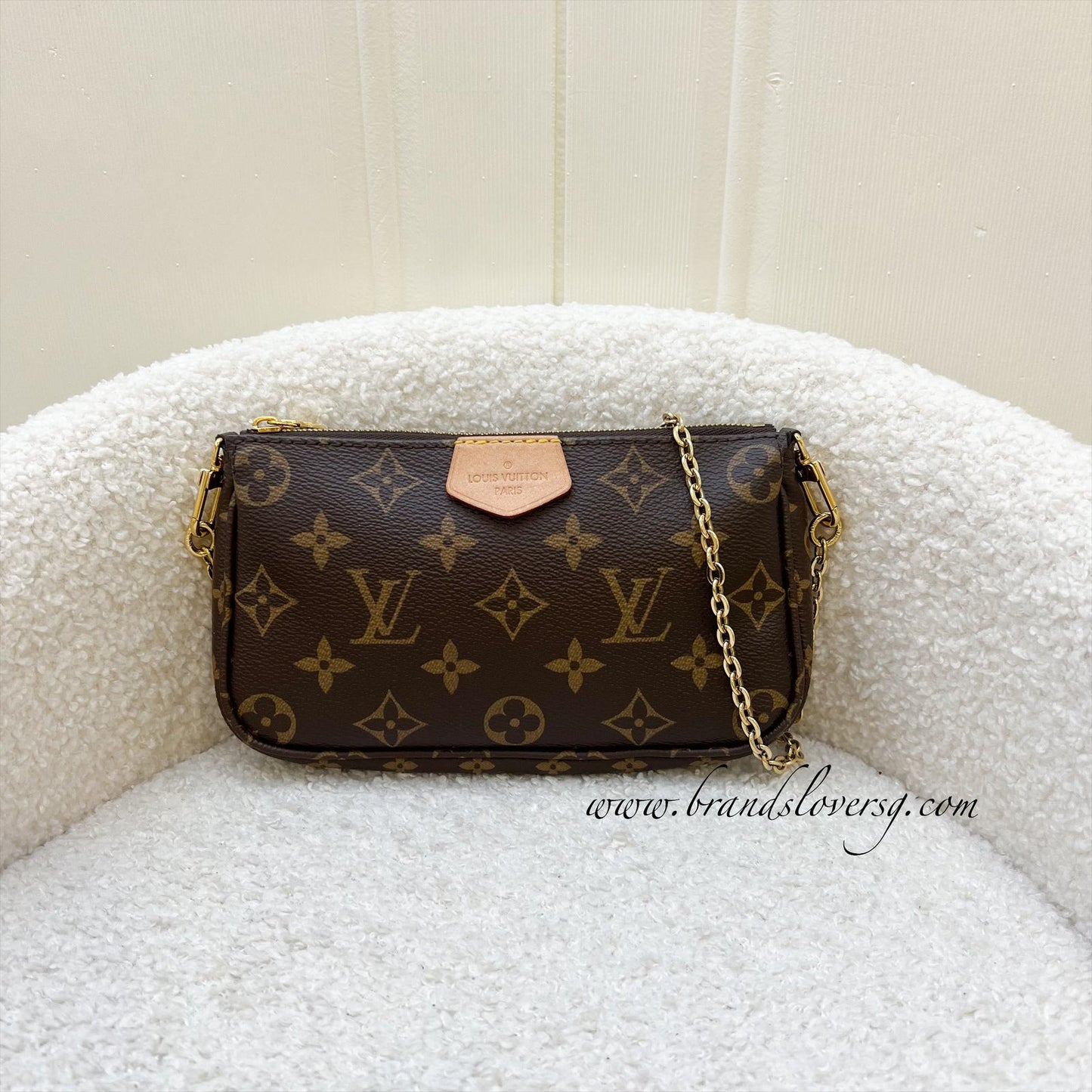 LV Multi Pochette MPA Smaller Pochette in Monogram Canvas GHW