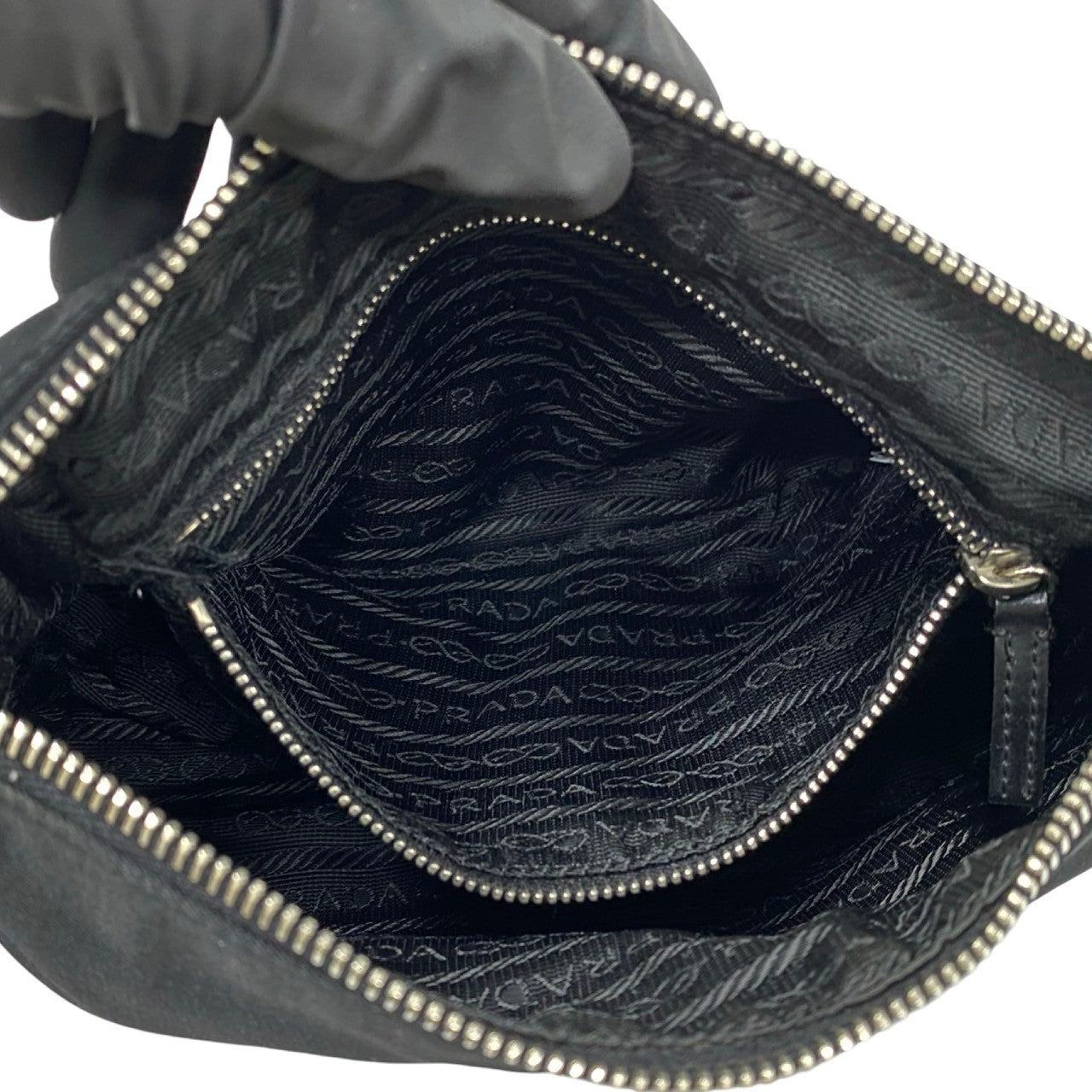 PRADA Shoulder Bag Nylon black