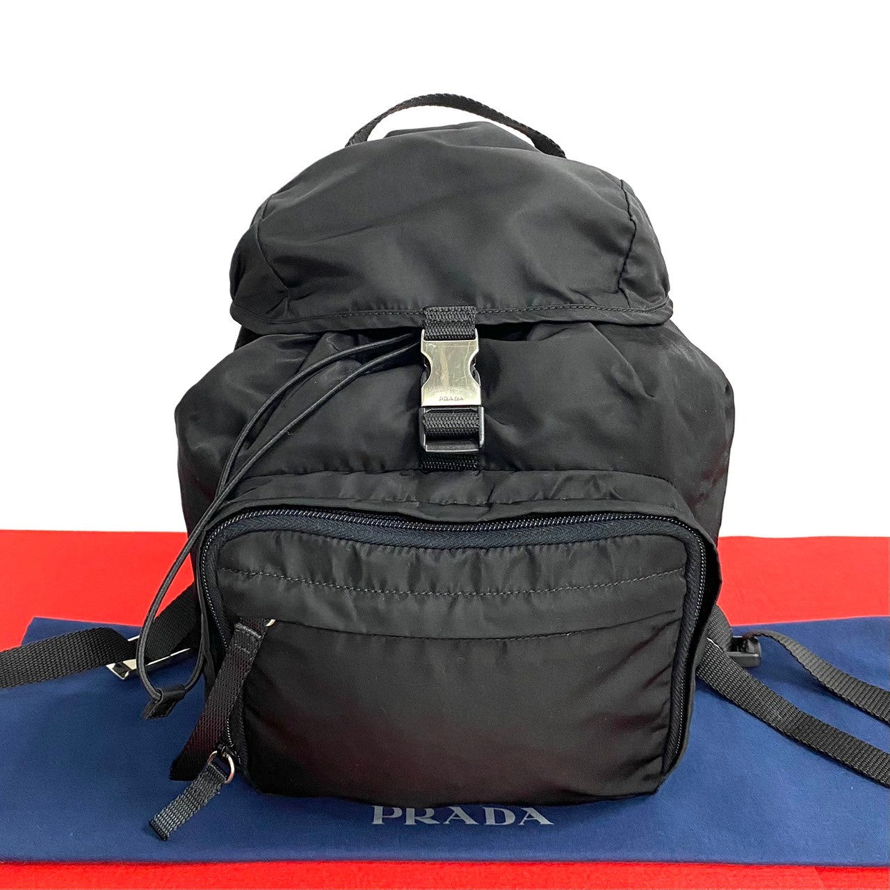 PRADA Backpack Nylon black