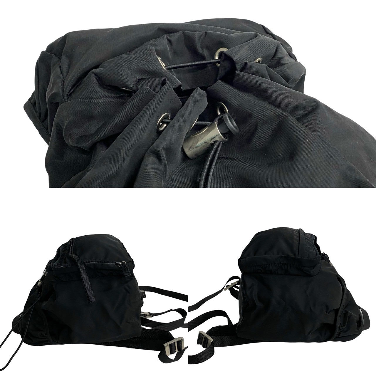 PRADA Backpack Nylon black