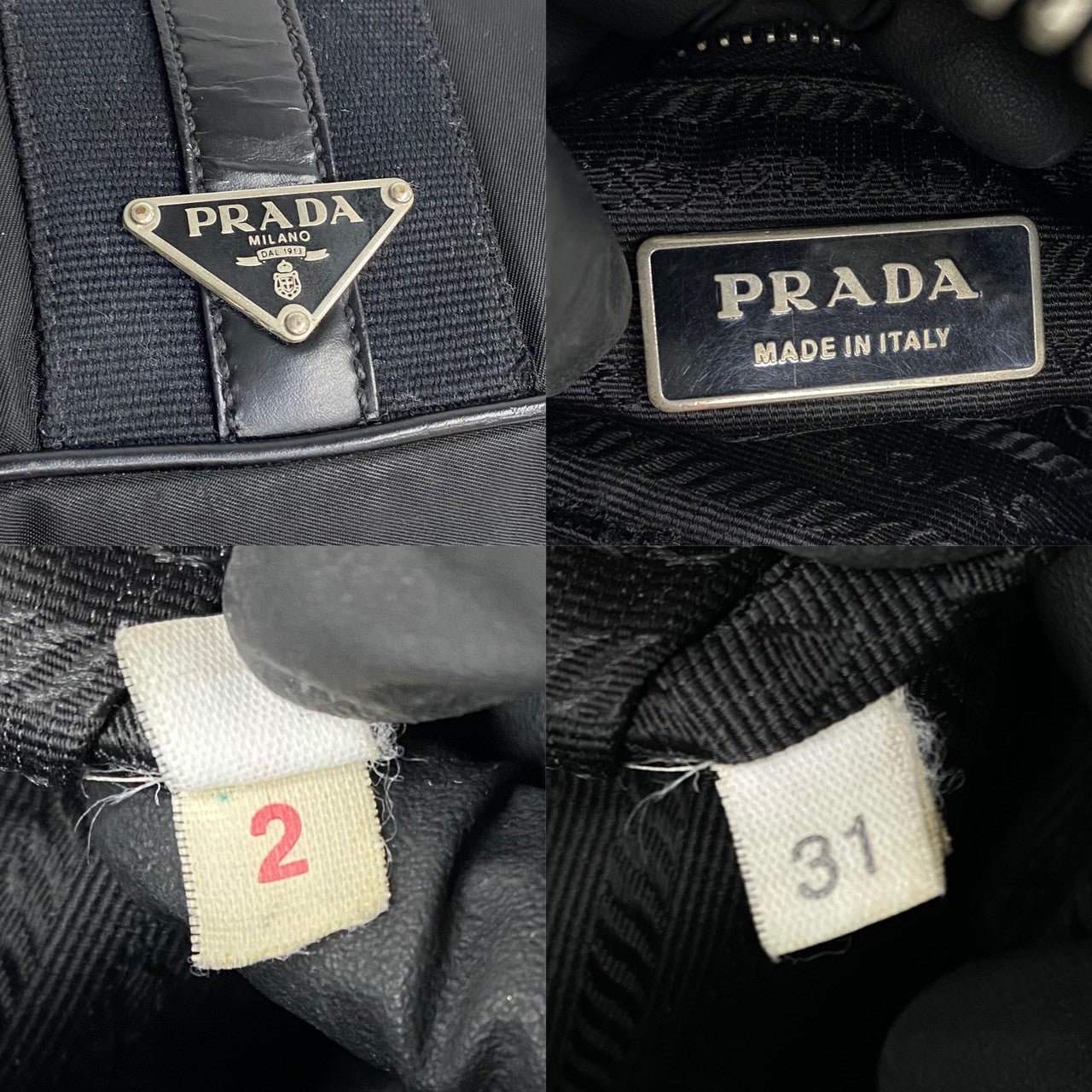 PRADA Shoulder Bag Nylon black