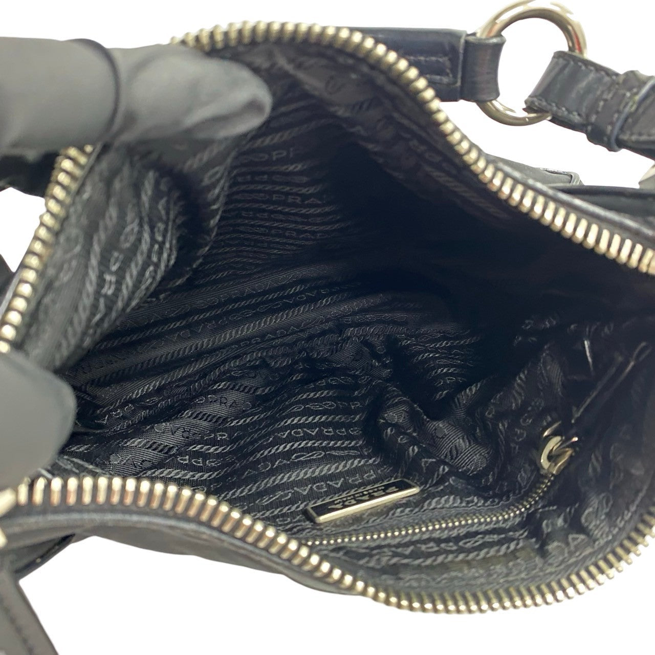 PRADA Shoulder Bag Nylon black