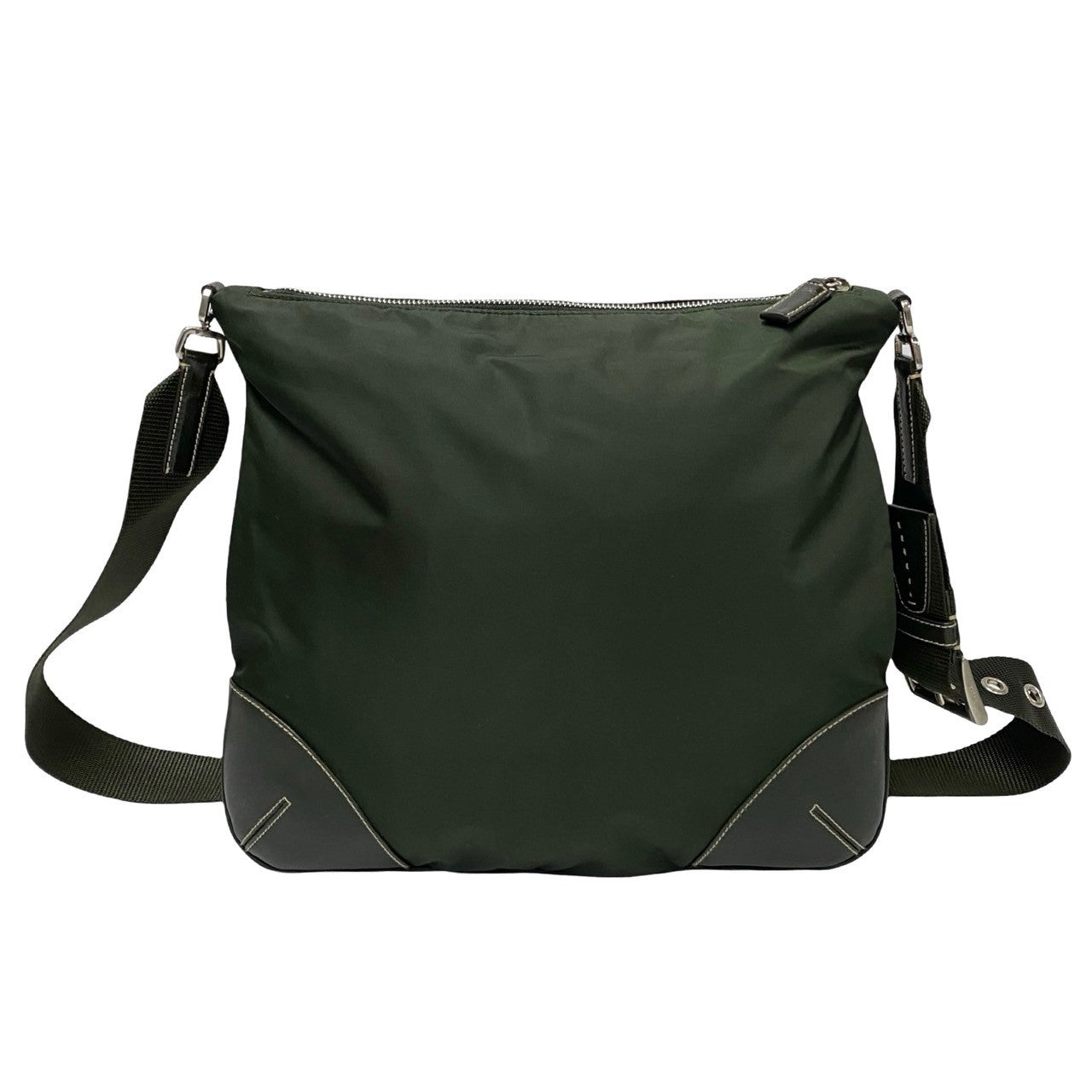 PRADA Shoulder Bag Nylon khaki