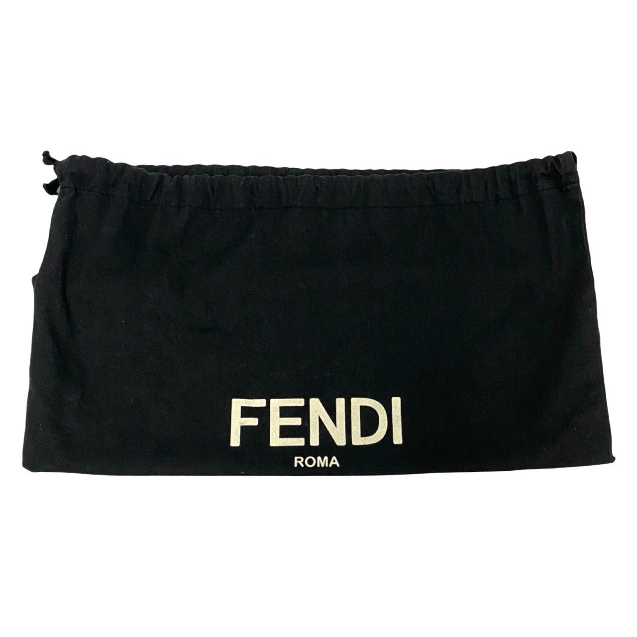 FENDI Shoulder Bag leather black By the way small