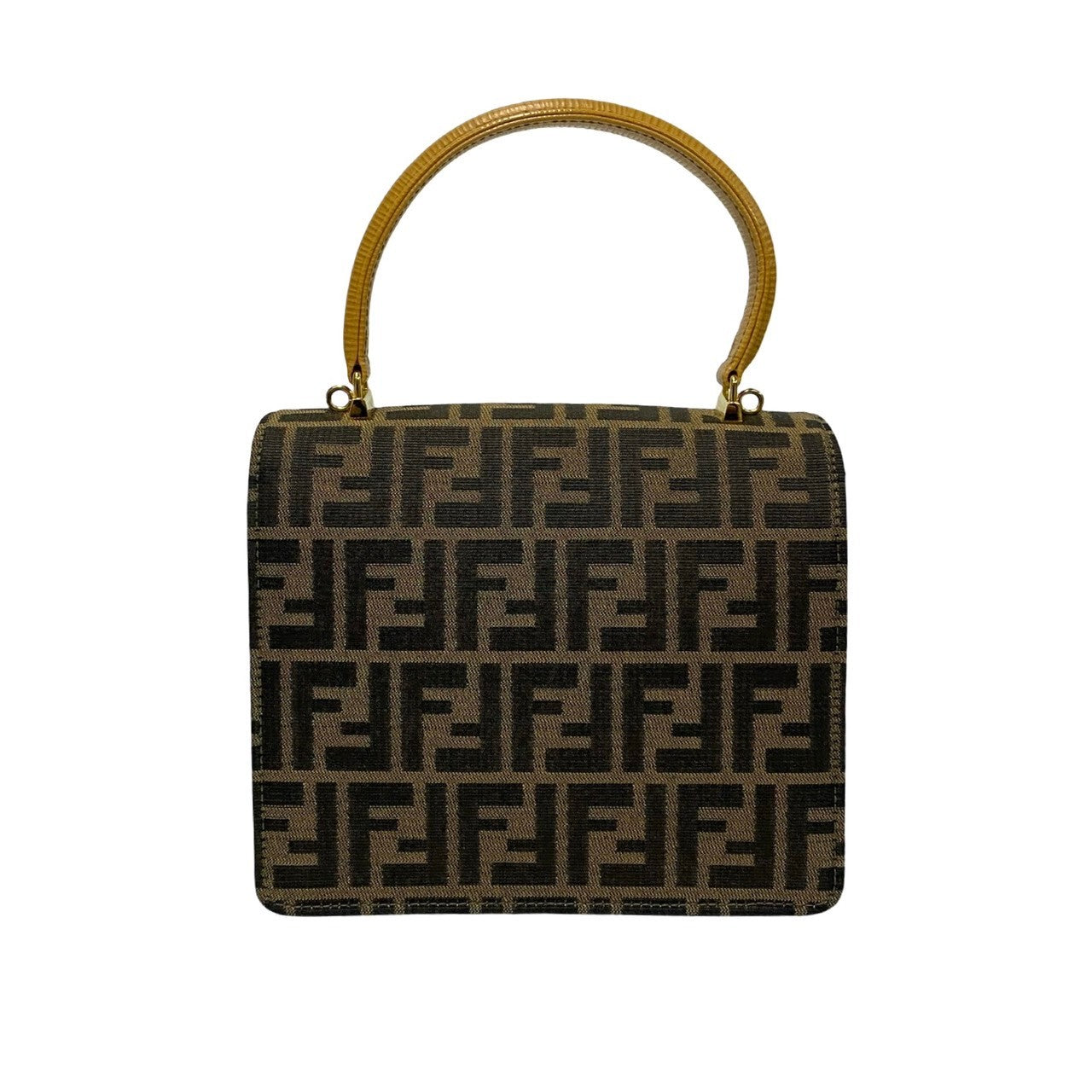 FENDI Shoulder Bag canvas Brown