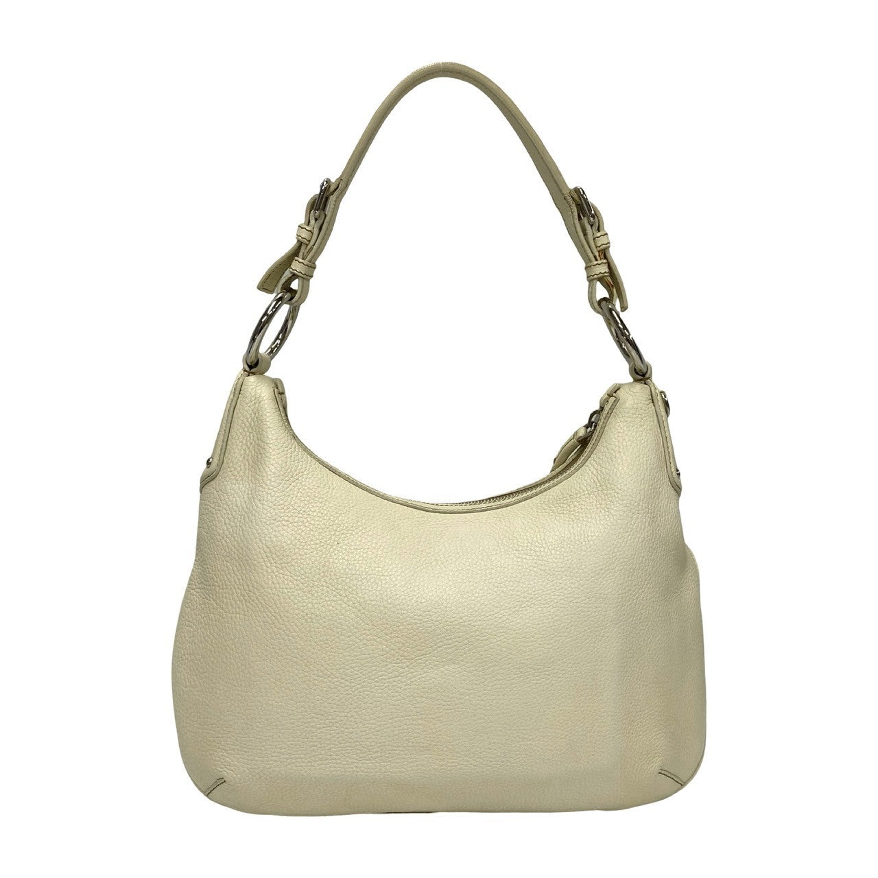 PRADA Shoulder Bag leather white