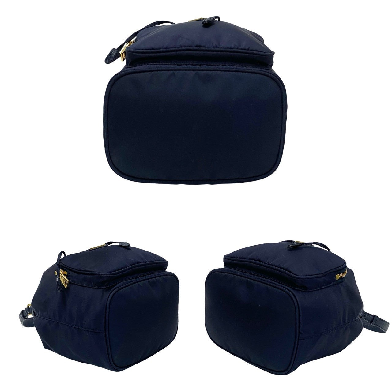 PRADA Shoulder Bag Nylon Navy